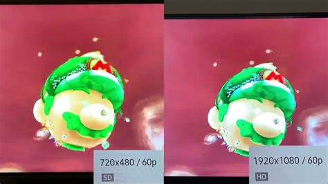 Nintendo Wii U 1080p Vs 480p Output For Wii Mode Youtube