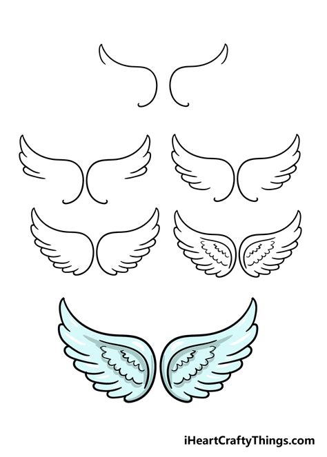 How To Draw Realistic Angel Wings