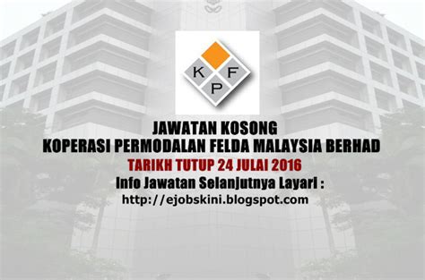 Bertujuan untuk menjadikan kpf sebagai wadah simpanan dan pelaburan ahli felda. Jawatan Kosong Koperasi Permodalan Felda Malaysia Berhad ...