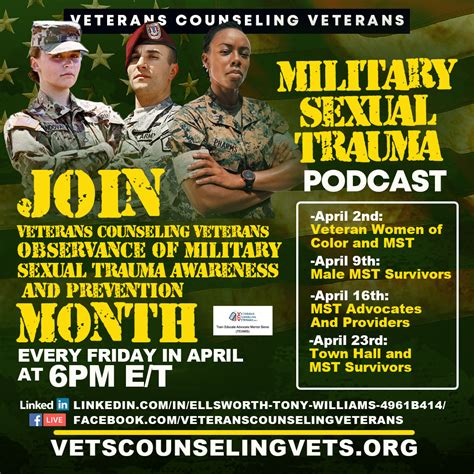 Sexual Assault Awareness And Prevention Month Military Sexual Trauma
