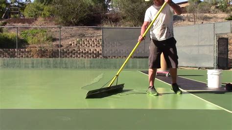 Tennis Court Resurfacing By Bbc Youtube