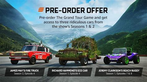2 the beach (buggy) boys (season 1, episodes 7 & 8). The Grand Tour Game Arrives January 15th, 2019 ...