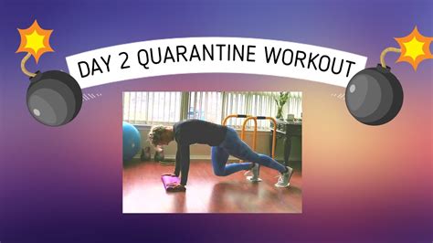 Day 2 Quarantine Workout Challenge Youtube