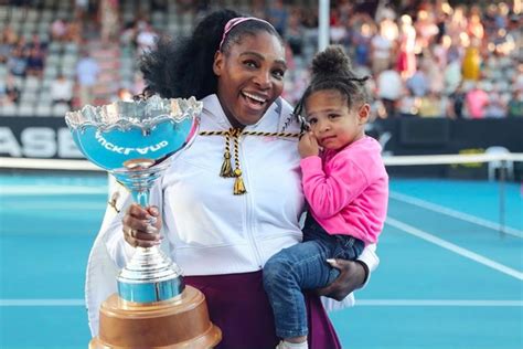 “es La Mini Serena Williams” La Tierna Foto De La Tenista Con Su Hija