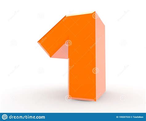 3d-orange-number-1-isolated-on-white-background-3d-rendering-stock