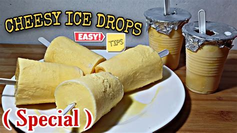 How To Make Cheesy Ice Drops Classic Recipe Cheesy Ice Cream Stick