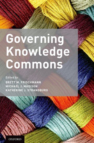 Workshop On Governing Knowledge Commons A Collaborative