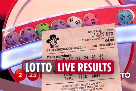 Lotto Results Live National Lottery Numbers And Thunderball Draw