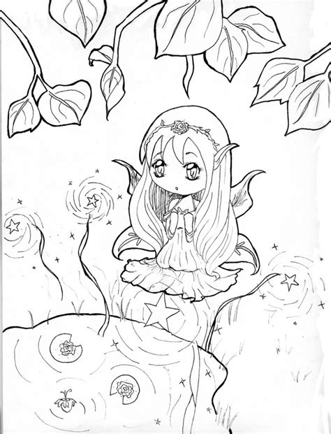 Free Printable Chibi Coloring Pages For Kids