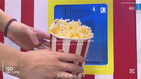 Automatic Multi Flavoured Popcorn Machine Vending Popcorn Machine With