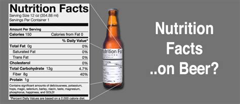 Beer Nutrition Labels Drink Philly The Best Happy Hours Drinks