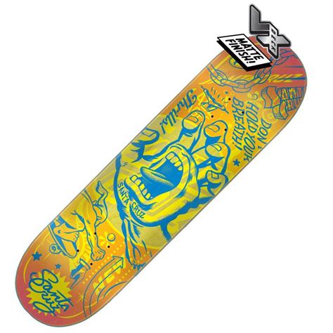 Santa Cruz Skateboards Flash Hand Vx Skateboard Deck 825