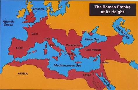 Roman Empire At It S Height Roman Empire Map Roman Empire Empire