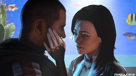 Wallpaper Digital Art Video Games Mass Effect Anime 3d Render