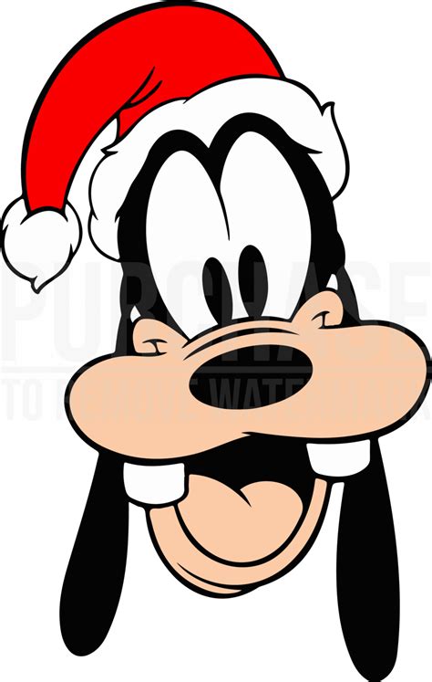 295 Goofy Santa Hat Svg Disney Christmas Svg Christmas And New Year