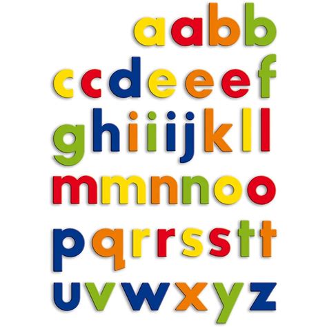 Magnetic Lowercase Letters The Toy Store