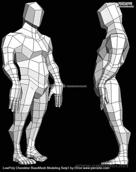 Lowpoly Base Mash Male Bodybuilder Strongman 3d Pixel Pixel Art Hard