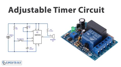 Simple Timer Circuit Using Ic 555 56 Off