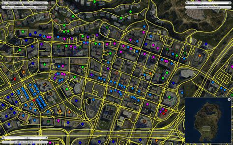 Los Santos Gta V Map With Street Names