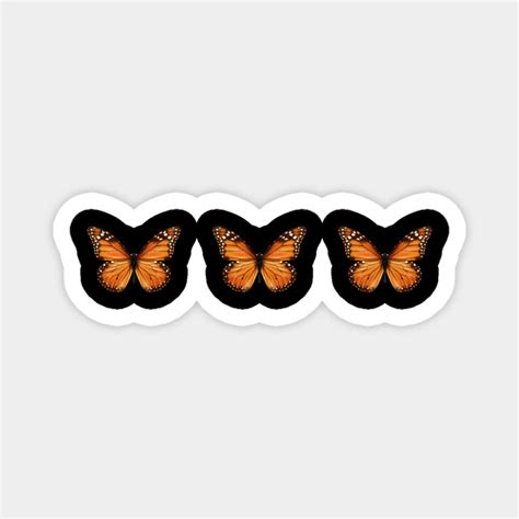Aesthetic Monarch Butterfly Soft Grunge Aesthetic Magnet Teepublic