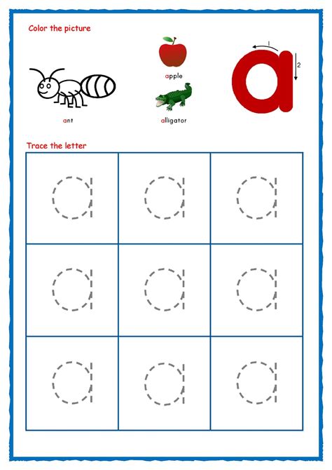 Printable Trace The Letter A 101 Activity