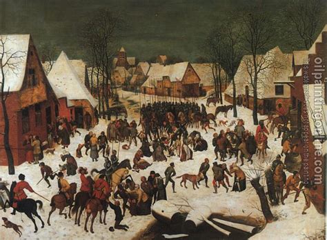 Bruegel Pieter The Elder Hunters In The Snow Canvas Painting For Sale