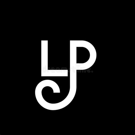 Lp Letter Logo Design Initial Letters Lp Logo Icon Abstract Letter Lp Minimal Logo Design