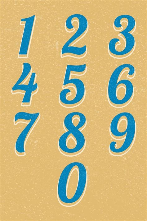 Numbers Typography Lettering Alphabet Fonts Typography Fonts Fancy