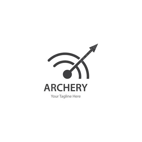 Archery Logo Isolated Aim Icon Vector Isolated Aim Icon Png And