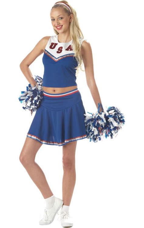 Adult American Cheerleader Costume Cheerleader Halloween Costume Cheerleader Costume