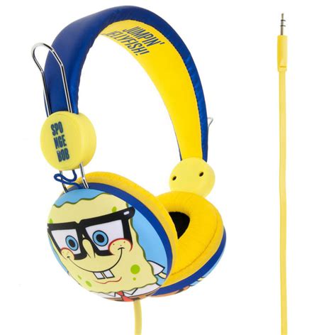 Mr Men And Little Miss Spongebob Geek Bob Headphones On Ear Headphones
