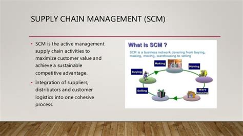 Supply Chain Management Scm