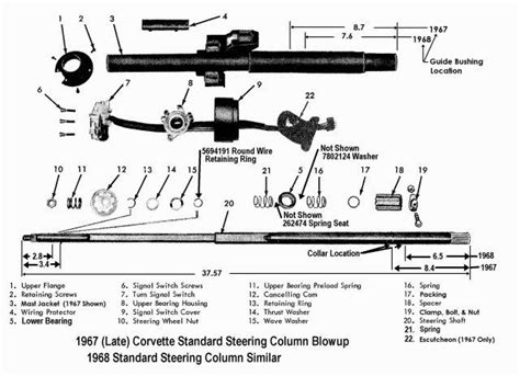 C4 Corvette Steering Column Diagram