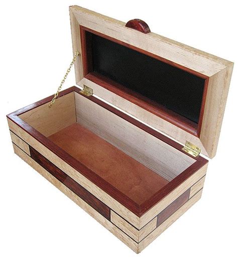 handcrafted large wood box large decorative keepsake box birds eye maple maple burl