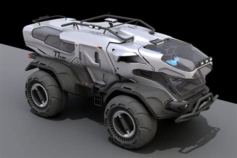Artstation 3d Concept Sci Fi Vehicle