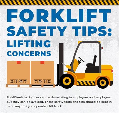 Infographic Forklift Safety Tips And Lifting Concerns Equipment Depot