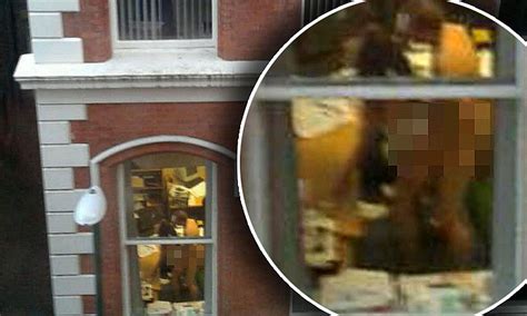 Mystery Naked Couple Caught On Camera Having Sex In Office As They Are Watched By Residents
