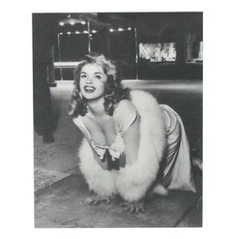 Glamorous Print Of Hollywood Star Jayne Mansfield Usa 1950s For Sale