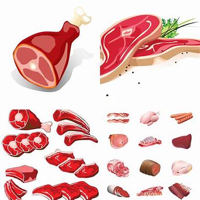 Meat Clip Vector Cuts Illustrations Clipart Arts