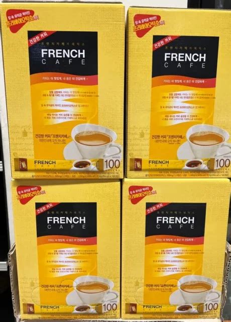 Namyang French Cafe Mix Korean Instant Coffee 100 Sticks Pack Of 4 239