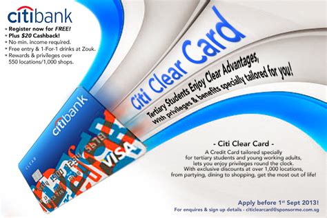 During these days of recession, the national foundation for credit counseling and other consumer groups are asking credit card companies to waive late and. Citi Clear Card: The first credit card that requires no minimum income for tertiary students ...
