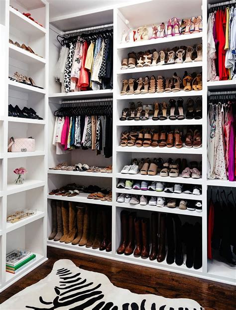 The 360 organizer shoe spinner rotating closet occupies one corner, holding up to 200 pairs of shoes. brighton keller new home closet reveal shoe organization # ...