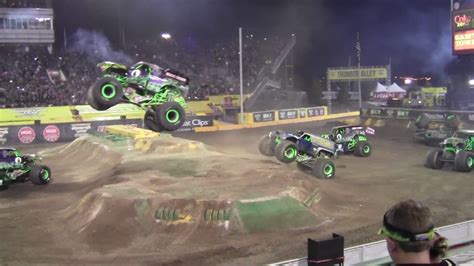 Monster Jam World Finals Grave Digger Th Anniversary Freestyle Night Encore YouTube