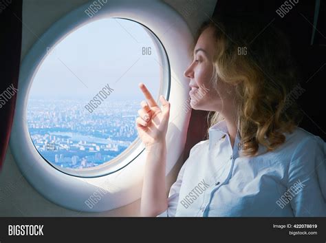 Woman Passenger Plane Image And Photo Free Trial Bigstock