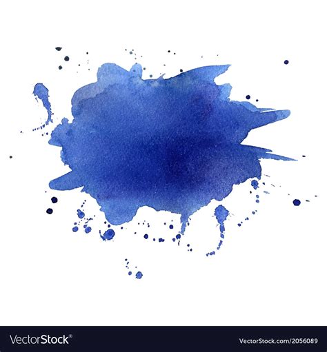 Watercolor Splash Blue Stock Images Royalty Free Images Vectors My