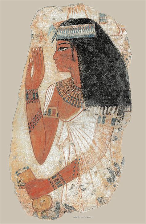 Ancient Egyptian Lady Tjepu Painting By Ben Morales Correa Fine Art America