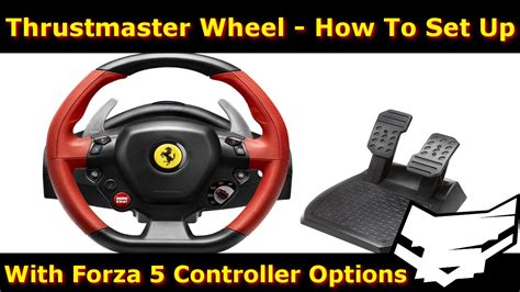 Thrustmaster Ferrari 458 Spider Wheel Setup Forza 5 Settings Youtube