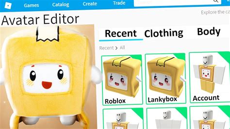 Making Lankybox Boxy A Roblox Account Youtube