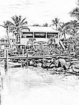 Boardwalk Bahamas Grayscale Designlooter Abacos sketch template