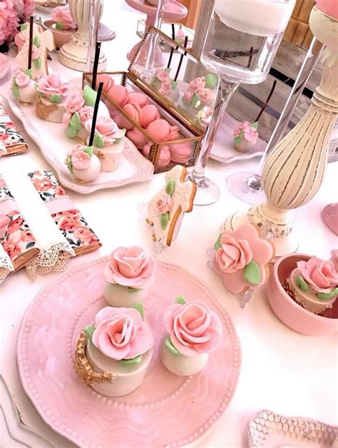 We're finally having a girl. Pretty Pink and Floral Baby Shower - Baby Shower Ideas ...
